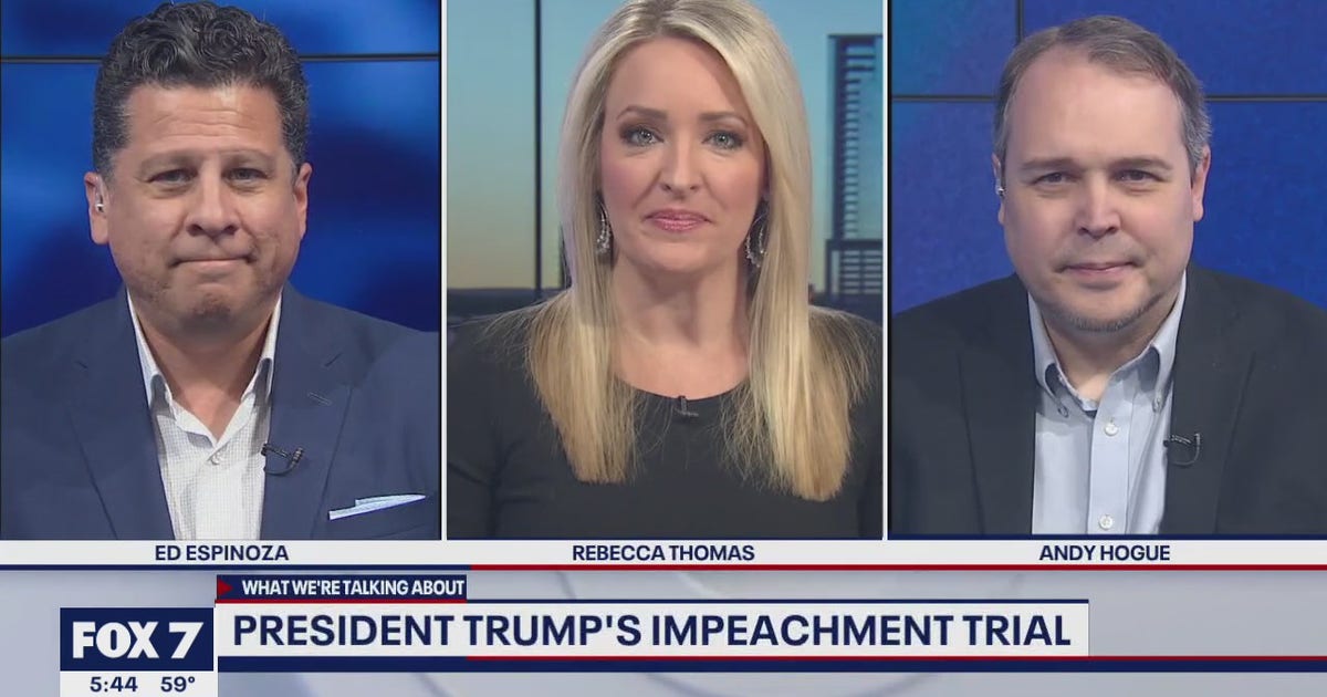 FOX 7 Discussion: Impeachment trial of President Trump begins in Senate ...
