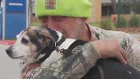 Austin veteran reunited with lost service dog missing since Christmas