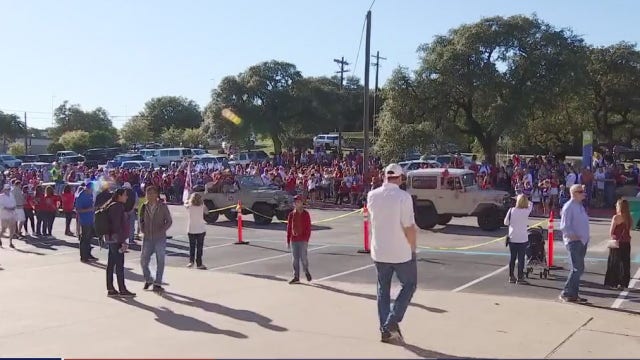 Westlake High School Chaps celebrate state championship football title