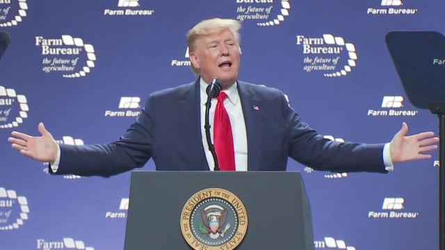 President Trump celebrates trade deals at Austin Farm Bureau Federation’s annual convention
