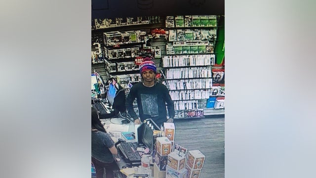 Leander police asking for public's help in identifying suspect in GameStop theft