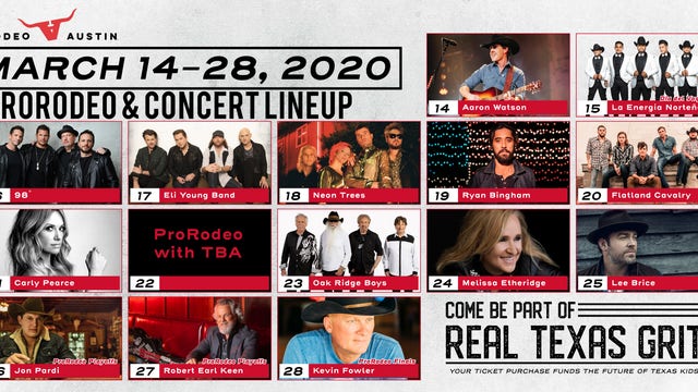 Rodeo Austin releases 2020 entertainment lineup