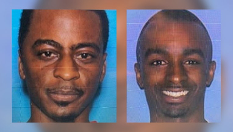 Jernard Black (left) and Martrevious Sanders (right) were two of the three men arrested in Zumbrota Monday morning. Police discovered they were wanted in connection with a gas station shooting in Mississippi Sunday morning.