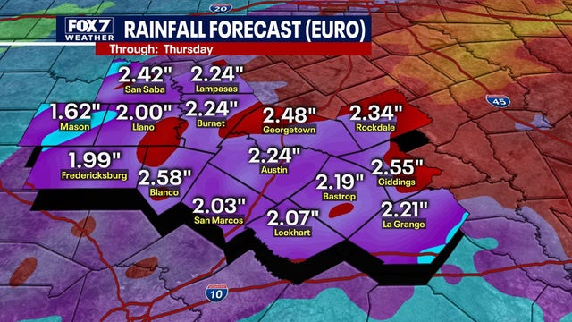 Keep the umbrella handy: Rain returns to Central Texas this week