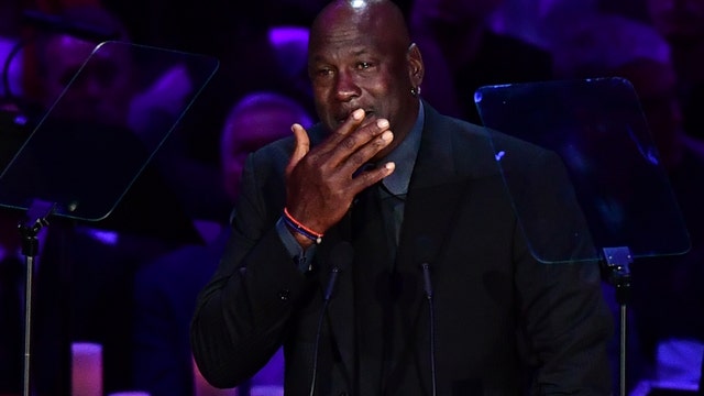 ‘When Kobe Bryant died, a piece of me died’: Michael Jordan tearfully pays tribute to Kobe