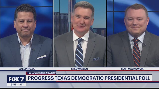 FOX 7 Discussion: Progress Texas Democratic poll shows Biden, Sanders tied in Texas