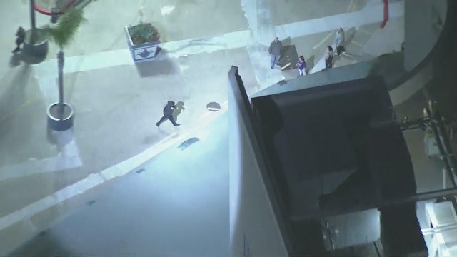 Pursuit suspect ditches car, runs into Commerce Casino