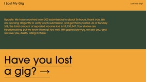 FOX 7 Austin interview with the creators of 'I Lost My Gig' website