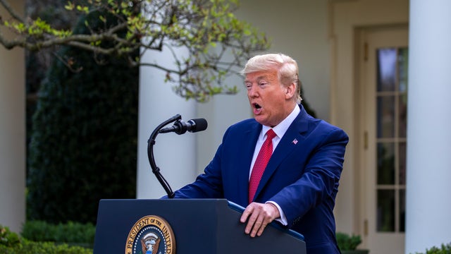 Trump abandons goal to open country by Easter, now says distancing will continue until April 30