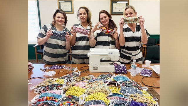 Hernando County inmates make face masks for area hospitals