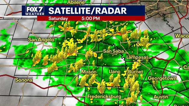 Rain showers to continue through Saturday night