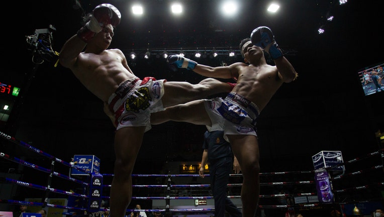 GETTY Muay Thai boxing match in Thailand during coronavirus