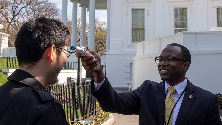 GETTY white house temp check 031420