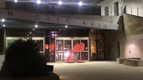 Austin City Hall vandalized with paint, spraypainted messages