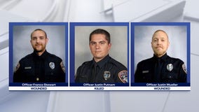 San Marcos police provide update on wounded officers