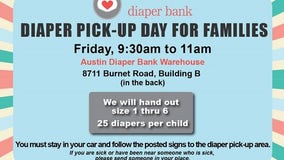 Austin Diaper Bank holds second public diaper pick-up for families impacted by coronavirus
