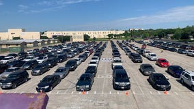 Central Texas Food Bank distributes food to those in need during COVID-19 pandemic