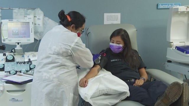 Paramedic who recovered from COVID-19 donates plasma to help those still fighting