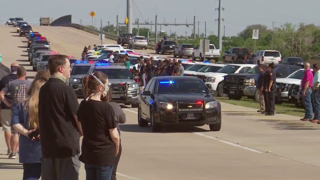 Fallen San Marcos PD officer makes final trip home, public invited to pay respects along route