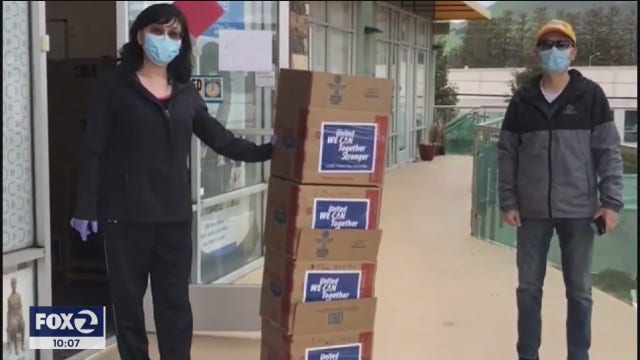 Bay Area Chinese Americans give hospitals PPE