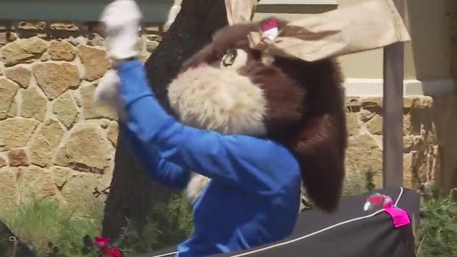 Longhorn Village retirement community treated to social-distancing Easter parade