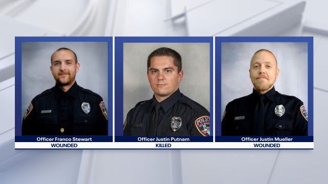 San Marcos police provide update on wounded officers