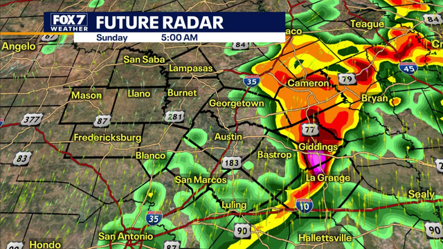 Stormy start expected for Easter Sunday