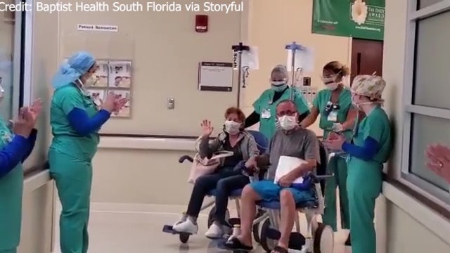 Florida couple married for 45 years discharged from hospital after recovering from COVID-19 together
