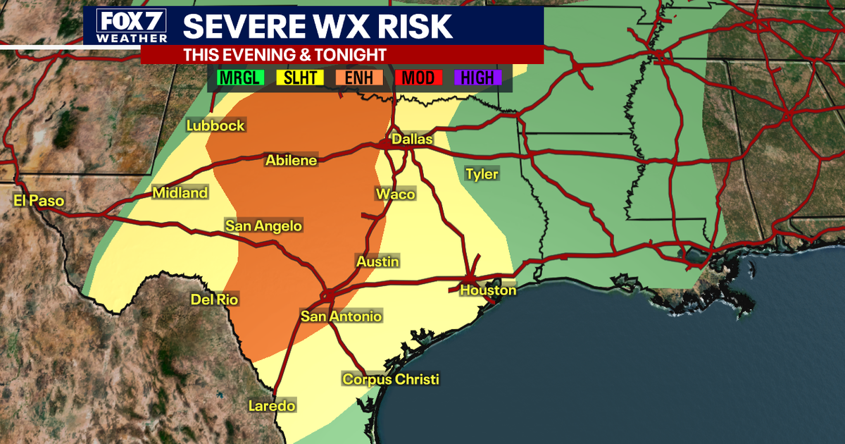 Enhanced risk for severe weather for Central Texas | FOX 7 Austin