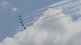 US Air Force Thunderbirds salute healthcare workers, first responders in Austin-area flyover