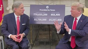 Gov. Greg Abbott meets with President Trump over Texas' efforts to reopen economy during COVID-19 outbreak