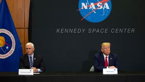 Trump's plan to celebrate space launch hits weather snag