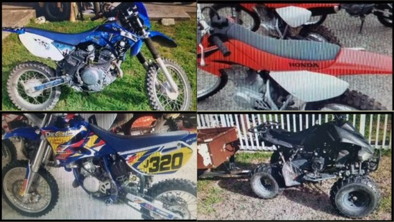 Round Rock police investigating dirt bike, ATV thefts