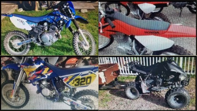 Round Rock police investigating dirt bike, ATV thefts