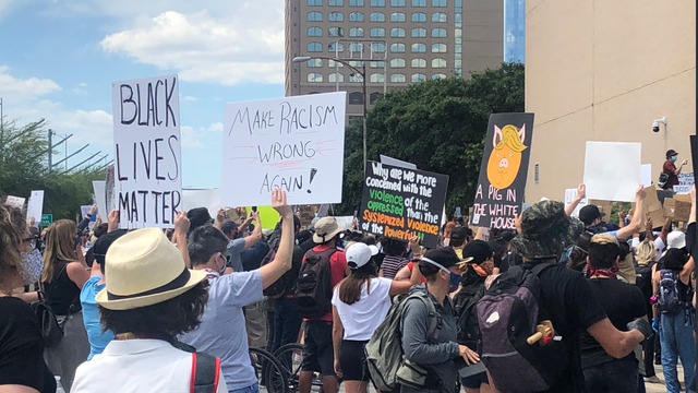 Protests held in Austin over Mike Ramos, George Floyd's deaths