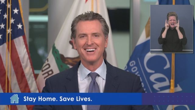 No, California's governor has not gotten a haircut