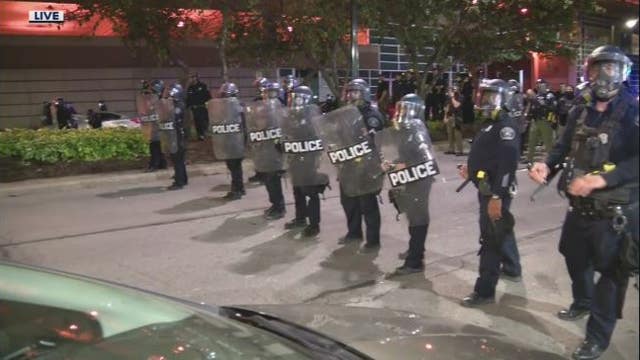 61 protesters arrested downtown Detroit; 1 man shot and killed