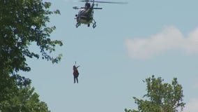 Texas DPS teams practice for COVID-19 hurricane rescues in Smithville