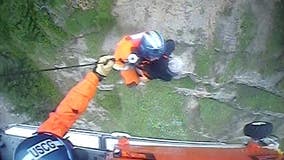 Coast Guard rescue mother, son after fall from Oregon cliff