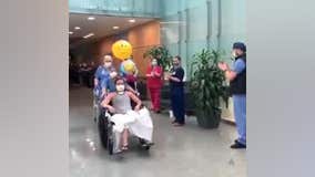 Austin mother holds baby for the first time after recovering from COVID-19