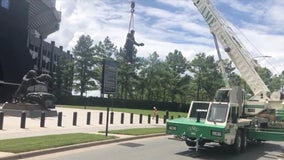 Statue of former Carolina Panthers owner Jerry Richardson removed from outside stadium