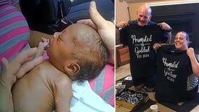 1 year after saving choking baby during traffic stop, SC deputy becomes her godfather