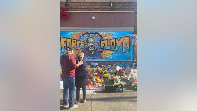 Gov. Walz makes unannounced visit to George Floyd memorial in Minneapolis