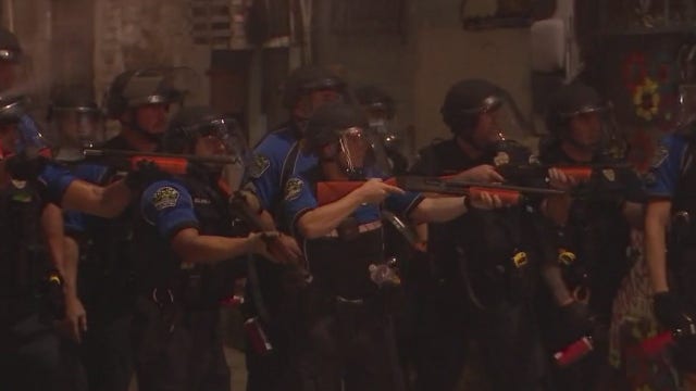 APD union discusses protest crowd control tactics