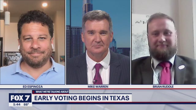 FOX 7 Discussion: Early voting begins in Texas
