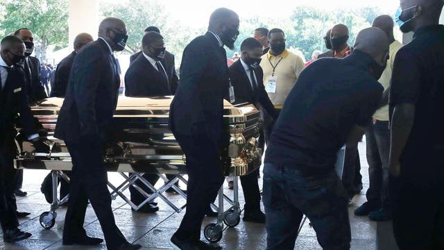 Thousands mourn George Floyd in Texas amid calls for reform