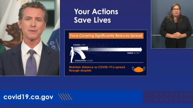 Newsom, former California governors urge use of face coverings