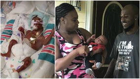 Extreme preemie comes home to Jonesboro for first time