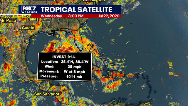 Gov. Abbott urges Texans to monitor upcoming weather as chances of storm forming in the Gulf increase