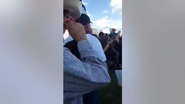 Fighting breaks out during rally to remove Texas Confederate statue